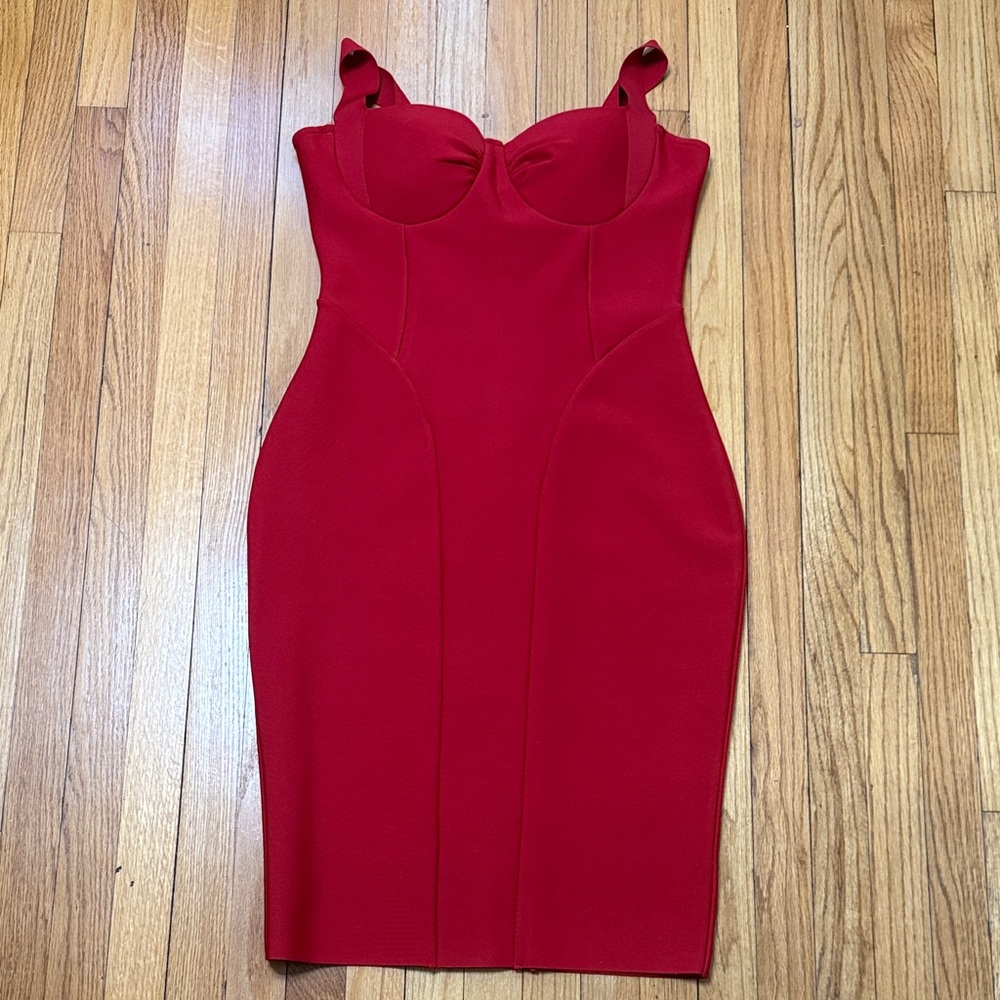 Fashion Nova Bodycon Red Dress